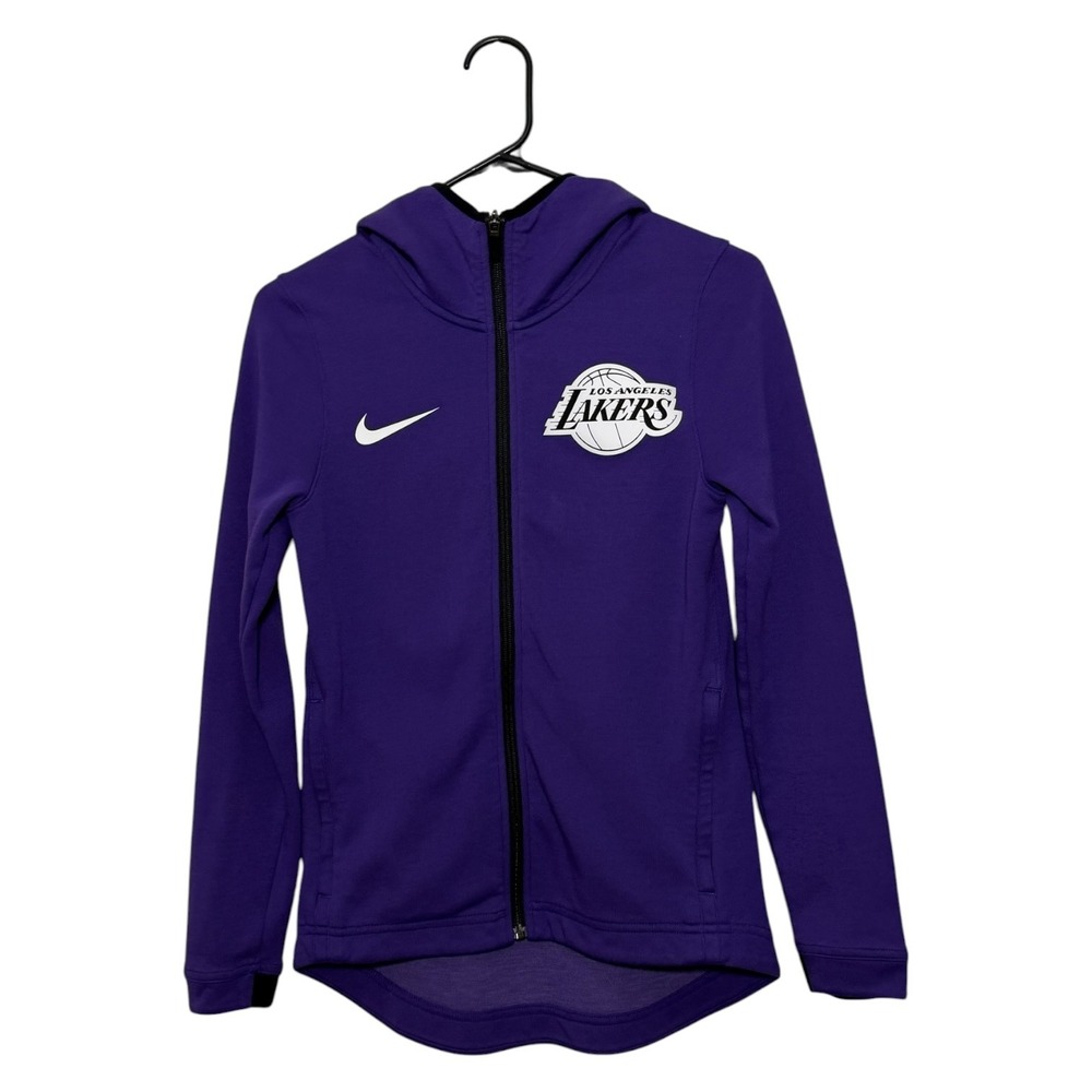 Nike NBA Los Angeles Lakers Showtime Performance Dri-FIT Hoodie Purple Women's S